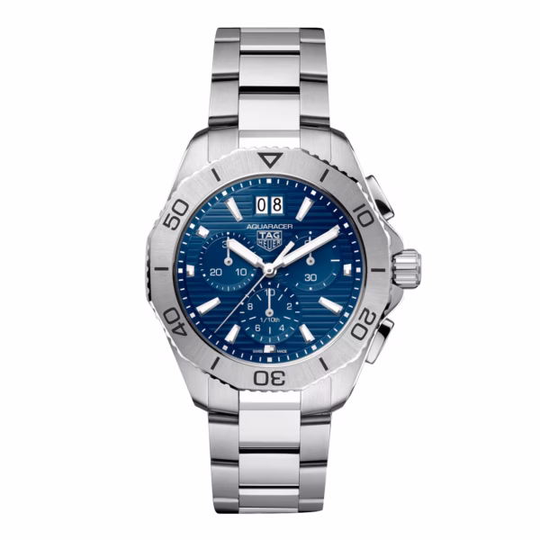 TAG Heuer Aquaracer Professional 200 Chronograph 40mm Mens Watch Blue CBP1113.BA0627