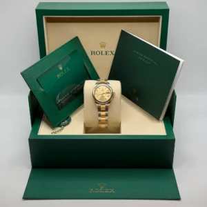 RLX Lady-Datejust 31mm 279163 Champagne Dial Oyster Bracelet