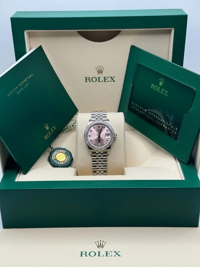 RLX Lady-Datejust 31mm 279384RBR Pink Dial Oyster Bracelet