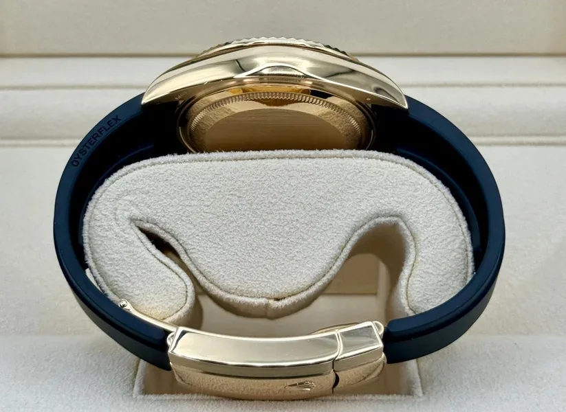 RLX Sky-Dweller 42mm Yellow Gold Black Dial Oysterflex - 336238