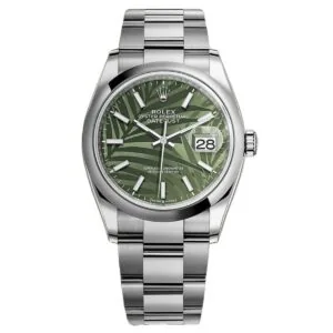 RLX Datejust 36mm 126200 Green Dial Watch