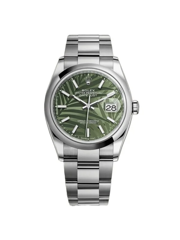 RLX Datejust 36mm 126200 Green Dial Watch