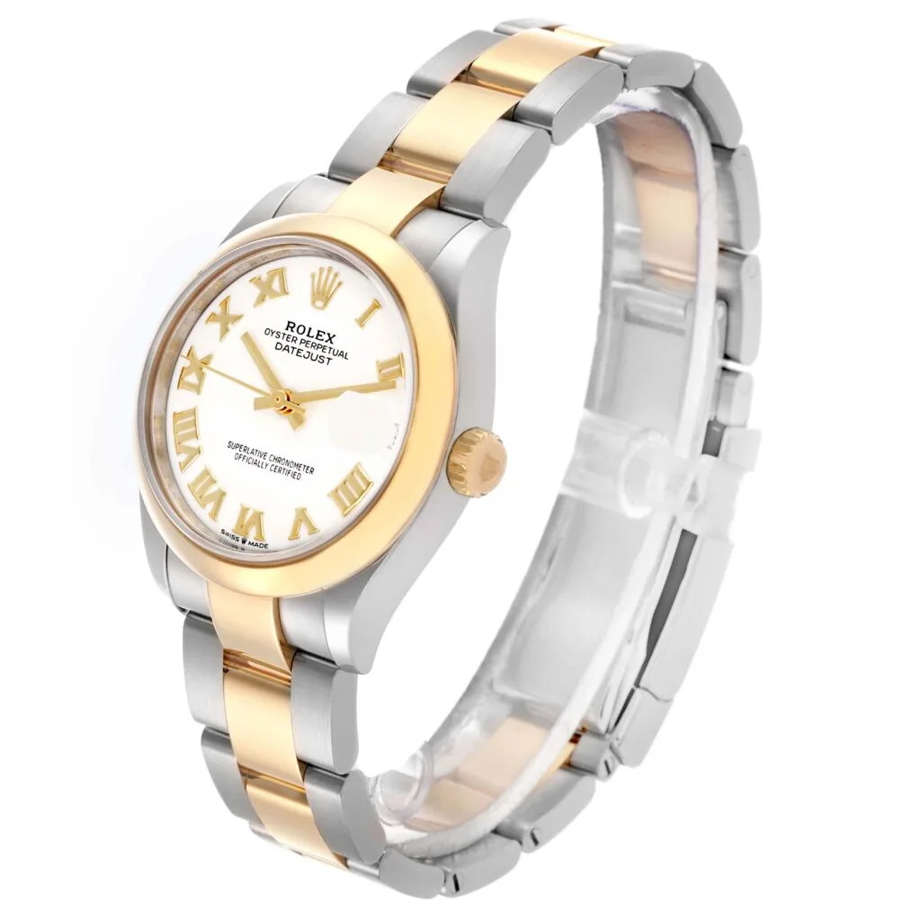 RLX Datejust m278243-0001/0002 31mm White Dial Yellow Rolesor Oyster Watch