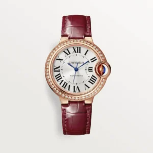 Cartier Ballon Bleu Bleu 18K Rose Gold Diamond 33mm WJBB0033 - United Luxury