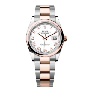 RLX Datejust 36mm 126201 White Dial Oyster Bracelet Watch