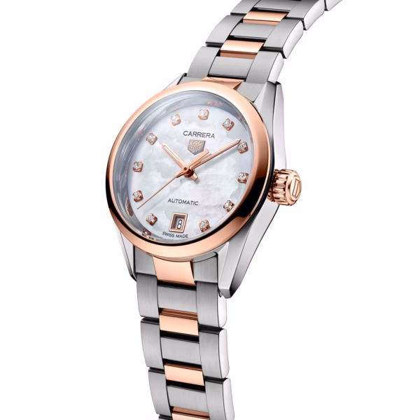TAG Heuer Carrera 29mm Bicolour Ladies Watch WBN2450.BD0569