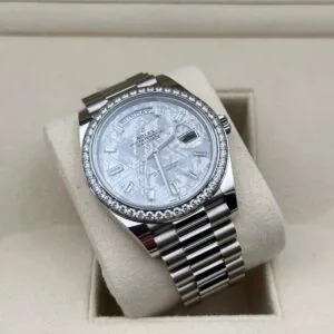 RLX Day-Date 40mm 228349RBR-0040 Meteorite Dial President Bracelet