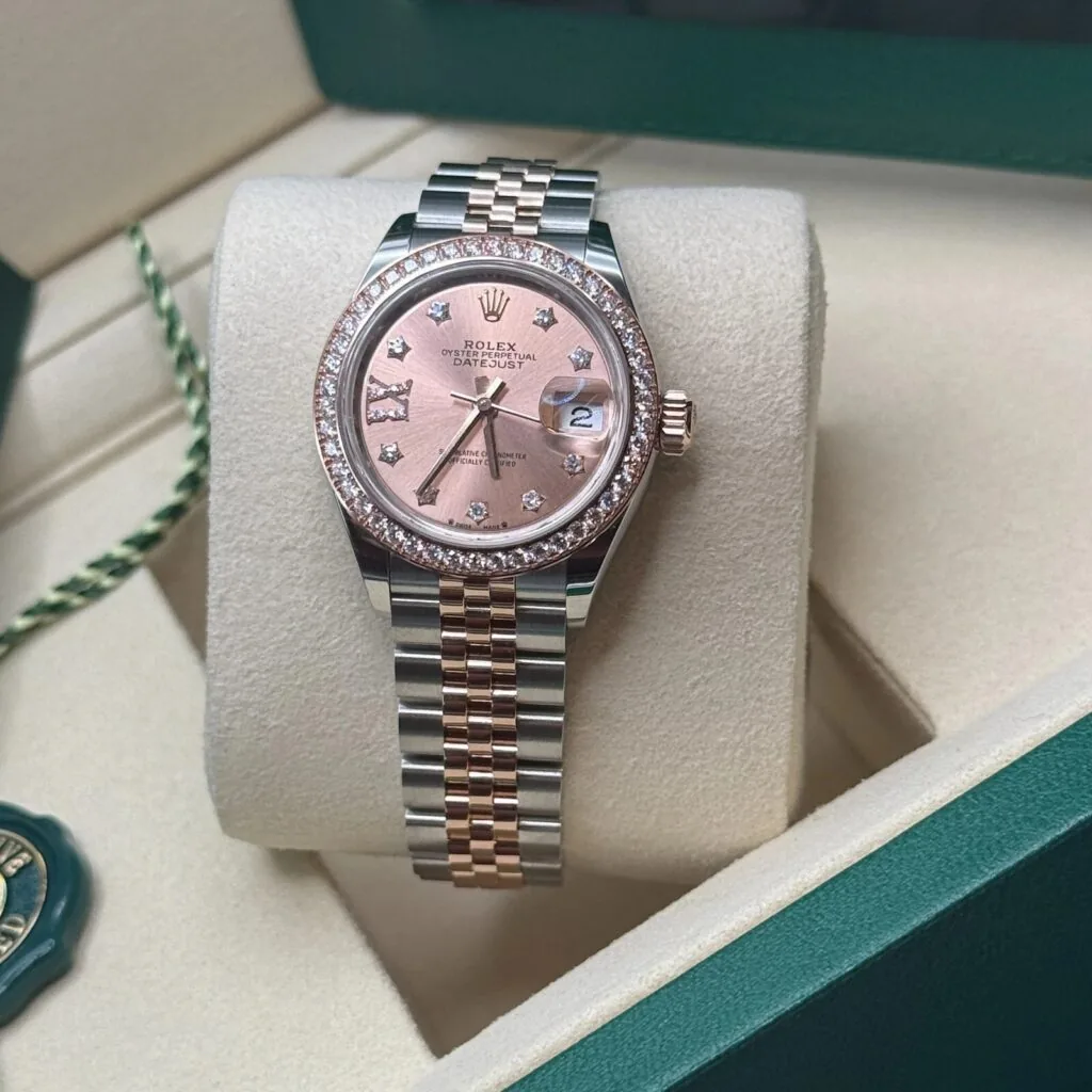 RLX Lady-Datejust 31mm 279381RBR Rose Diamond Dial Oyster Bracelet