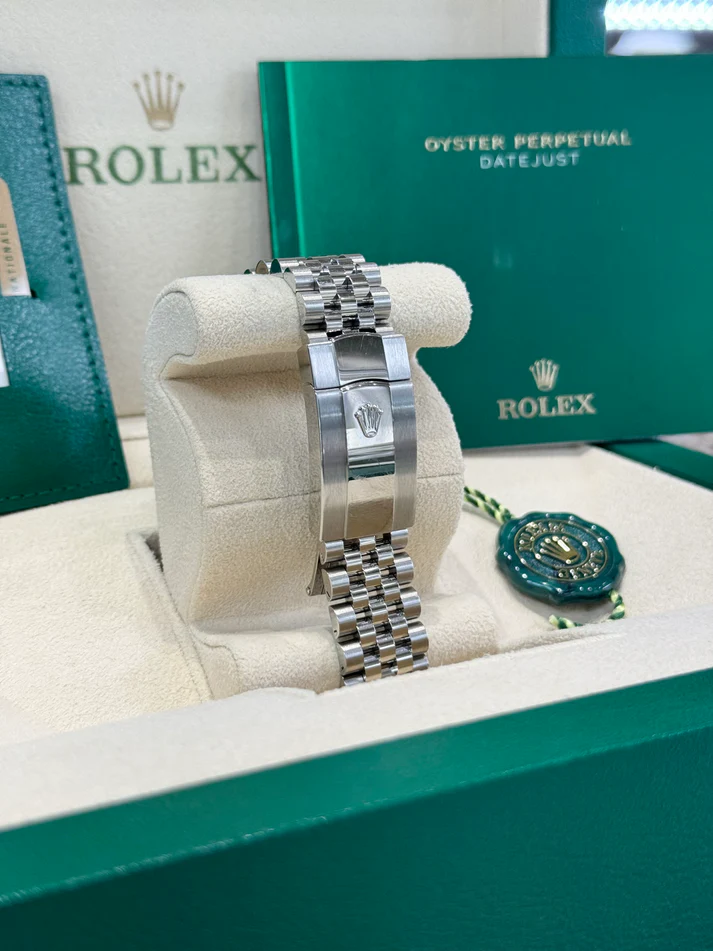 RLX Datejust 41mm 126334 Dark Rhodium Index Jubilee Stainless Steel