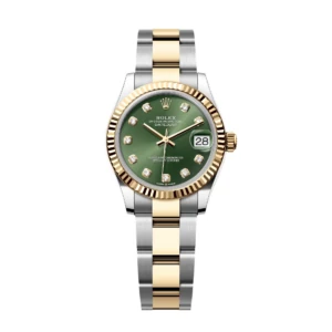 RLX Datejust m278273-0029/0030 31mm Olive Green Dial Stainless Steel and Yellow Gold Oyster Watch