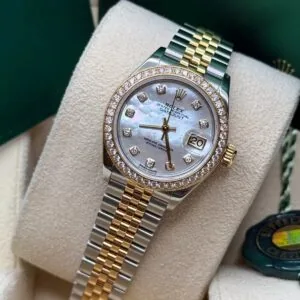 RLX Lady-Datejust 31mm 279383RBR Mother-of-Pearl Dial Yellow Rolesor Oyster Bracelet
