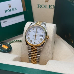 RLX Datejust 36mm 126233 White Dial Oyster Bracelet Watch