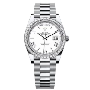 RLX Day-Date 40mm 228396TBR-0018 White Roman Dial