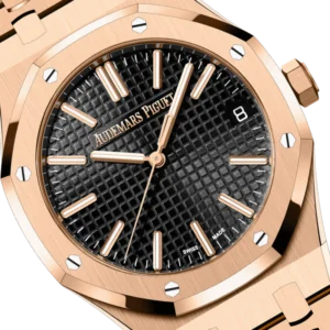 A&P ROYAL OAK Pink Gold Black Dial 41mm