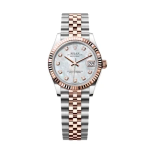 RLX Datejust m278271-0025/0026 White Mother-of-Pearl 31mm Dial Oyster Bracelet Watch