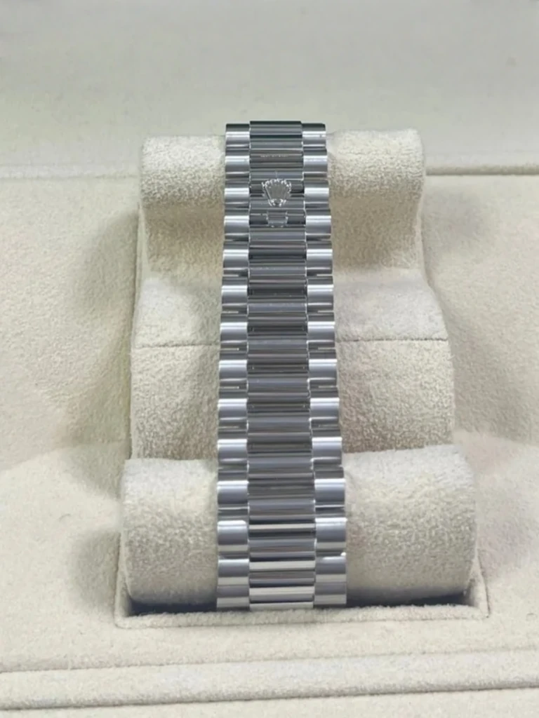 RLX Day-Date "President" 40mm Platinum Ice Blue Index Dial - 228236
