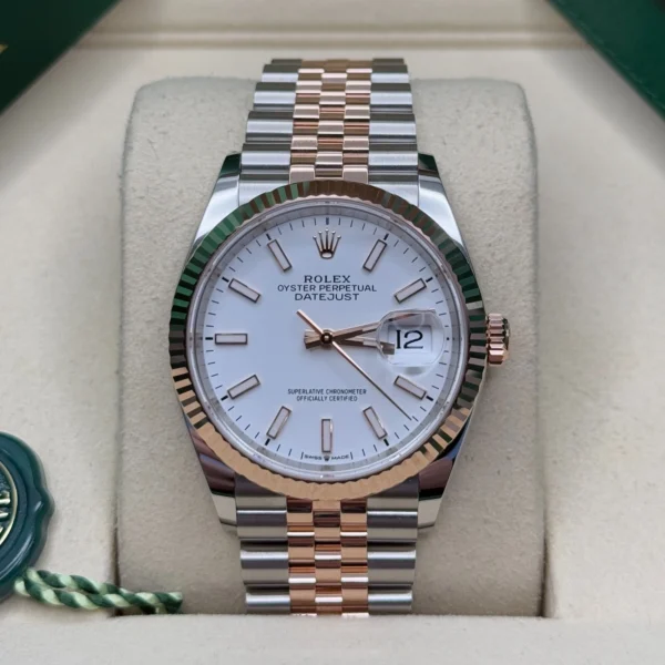 RLX Datejust 36mm 126231 White Dial Jubilee Bracelet