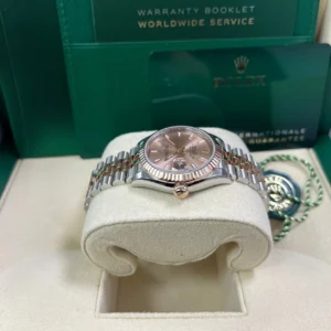 RLX Datejust m278271-0009/0010 Rose 31mm Dial Oyster Bracelet Watch