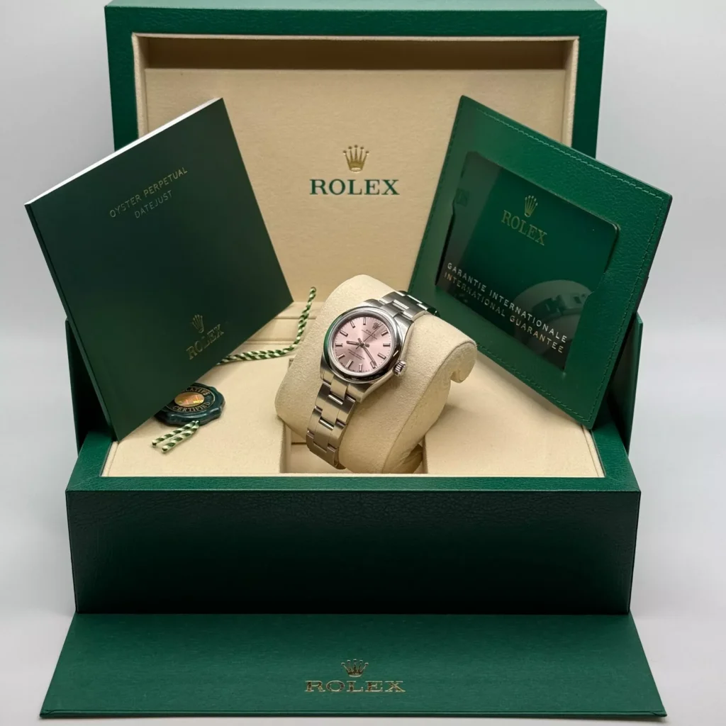 RLX Oyster Perpetual 31mm 276200-0009 Pink Dial Oyster Stainless Steel Bracelet