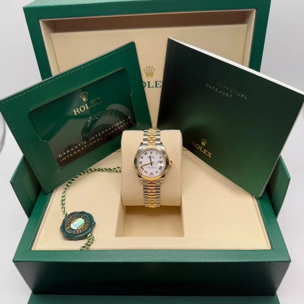 RLX Lady-Datejust 31mm 279173 White Roman Dial Oyster Bracele
