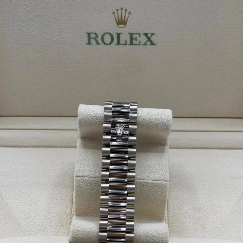 RLX Day-Date 40mm 228349RBR-0002 Bright Black Dial President Bracelet