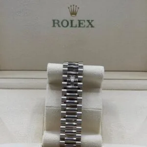 RLX Day-Date 40mm 228349RBR-0002 Bright Black Dial President Bracelet