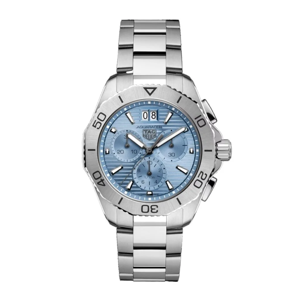 TAG Heuer Aquaracer Chronograph 40mm Mens Watch Blue CBP1112.BA0627