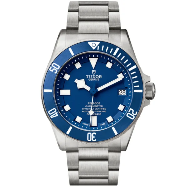 TUDOR Pelagos 42mm Blue Dial & Ceramic Bezel Men's Titanium Automatic Watch M25600TB-0001