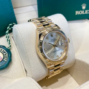 RLX Datejust m278278-0009 Champagne 31mm Dial President Bracelet Watch