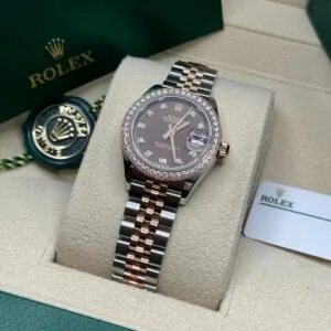 RLX Lady-Datejust 31mm 279381RBR Chocolate Diamond Dial Oyster Bracelet