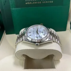 RLX Day-Date 228236-0026 Mother Of Pearl Diamonds Dial