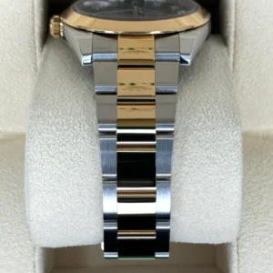 RLX Datejust 41mm 126303 Black Diamond Oyster Steel and Yellow Gold Mens Watch