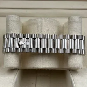 RLX Day-Date "President" 40mm White Gold Blue Roman Dial - 228239