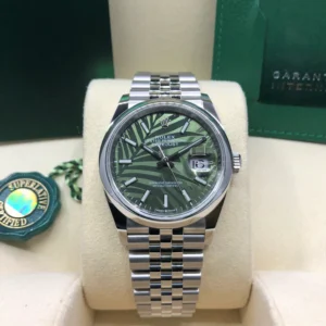 RLX Datejust 36mm 126200 Green Dial Watch