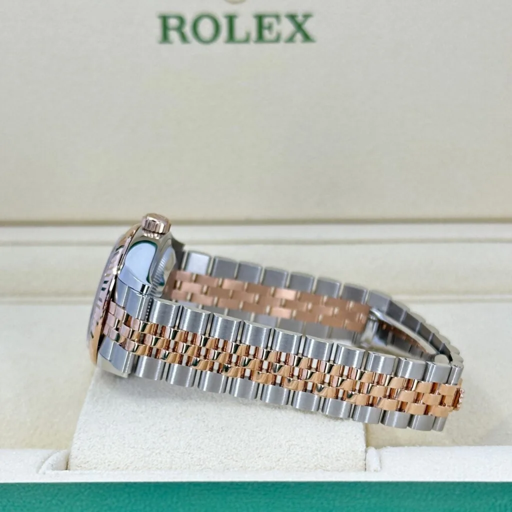 RLX Lady-Datejust 31mm 279171 Chocolate Roman Oyster Stainless Steel and Rose Gold