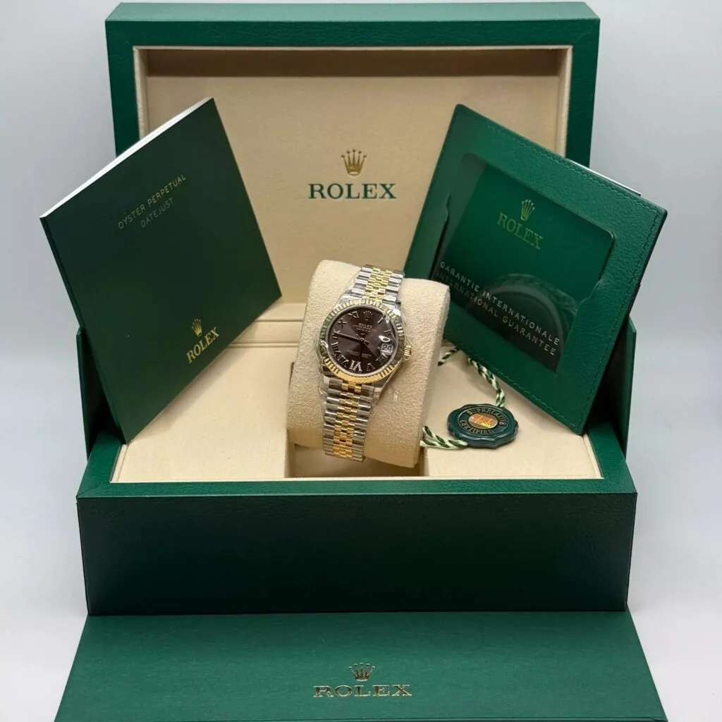 RLX Datejust m278273-0017/0018 31mm Dark Grey Dial Stainless Steel and Yellow Gold Oyster Watch