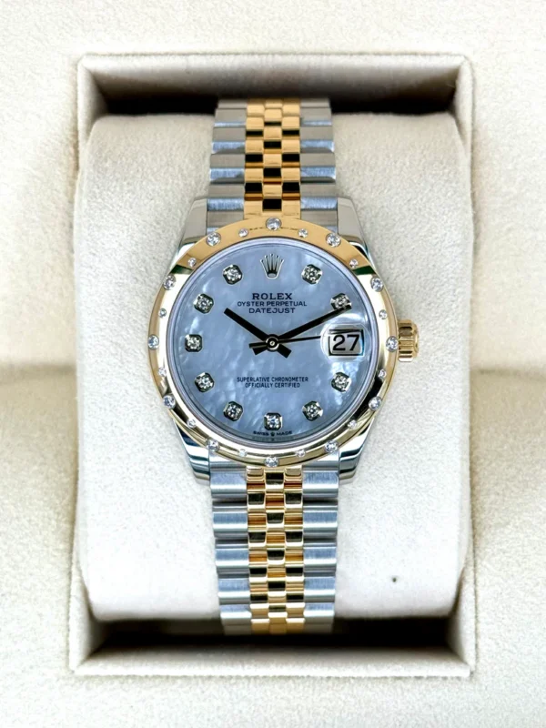 RLX Datejust m278341-0025/0026 Mother-of-Pearl Dial 31mm Jubilee Bracelet
