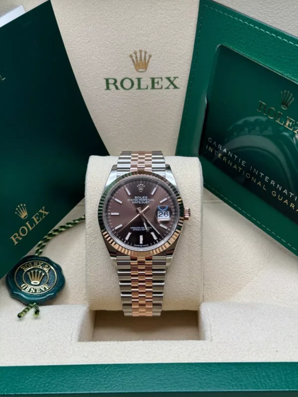 RLX Datejust 36mm 126231 Chocolate Dial Oyster Bracelet