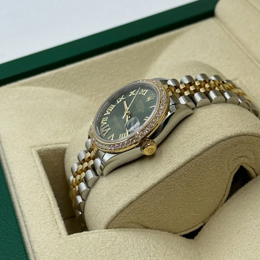 RLX Datejust m278383RBR-0015/0016 31mm Olive Green Dial Oyster Bracelet