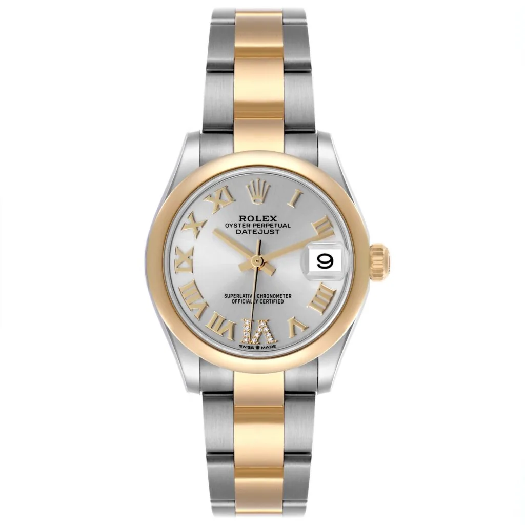 RLX Datejust m278243-0003/0004 31mm Silver Dial Yellow Rolesor Oyster Watch