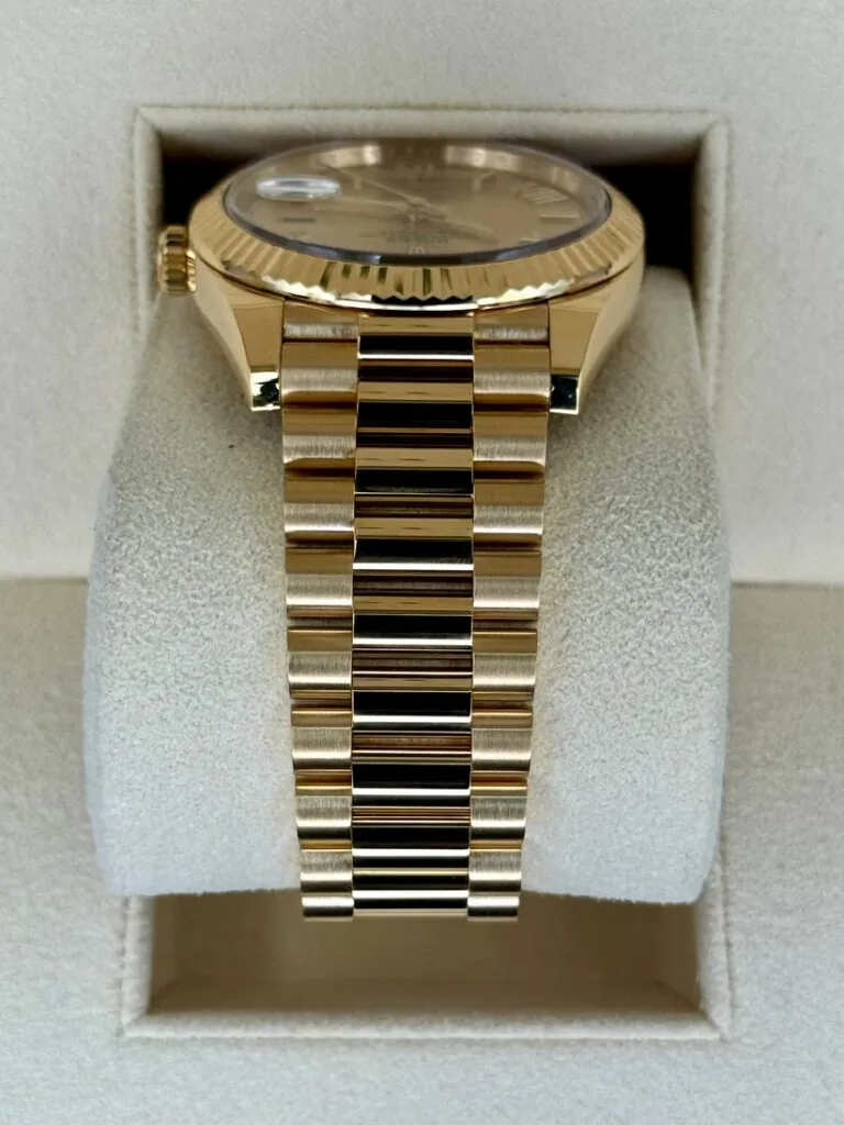 RLX Day-Date "President" 40mm Yellow Gold Champagne Roman Numeral Dial - 228238
