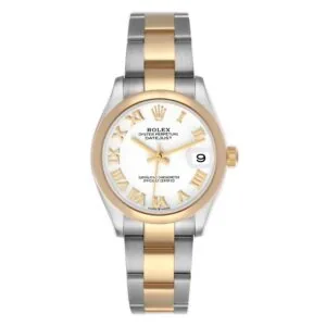 RLX Datejust m278243-0001/0002 31mm White Dial Yellow Rolesor Oyster Watch