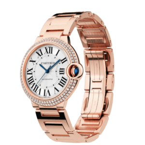 CARTIER Ballon Bleu BLEU Diamond Rose Gold 36mm WJBB0067 - United Luxury