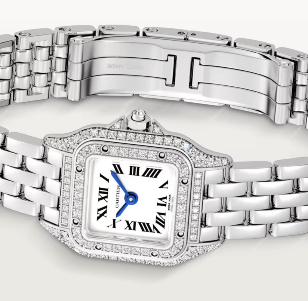 CARTIER PANTHERE Mini Model White Gold Diamond WJPN0046 - United Luxury