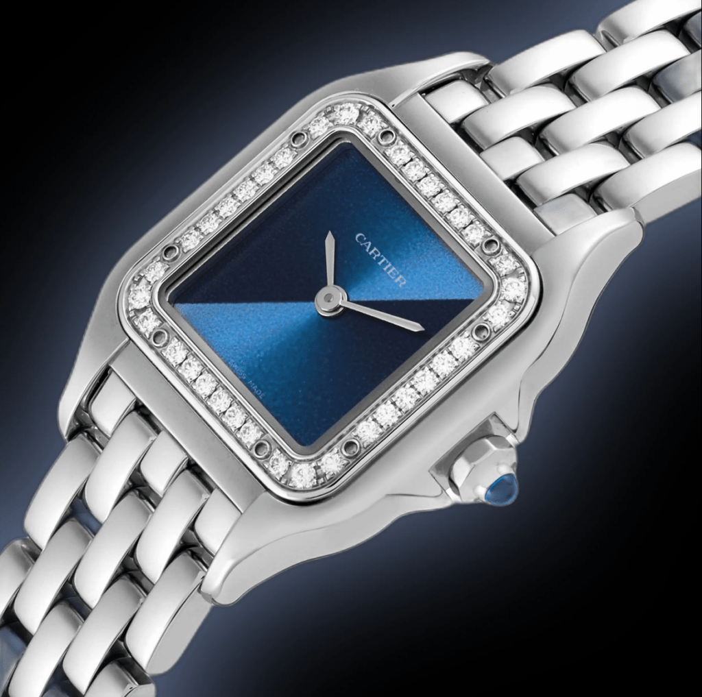CARTIER PANTHERE Small Model Blue Diamond W4PN0013 - United Luxury