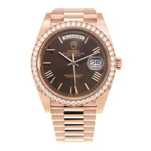 RLX Day-Date 40mm Chocolate Roman Dial 228345rbr-0009