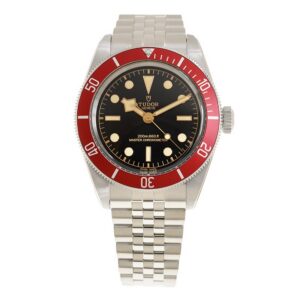 TUDOR Black Bay 41mm Black Dial & Red Bezel Five-Link Bracelet Watch M7941A1A0RU-0003