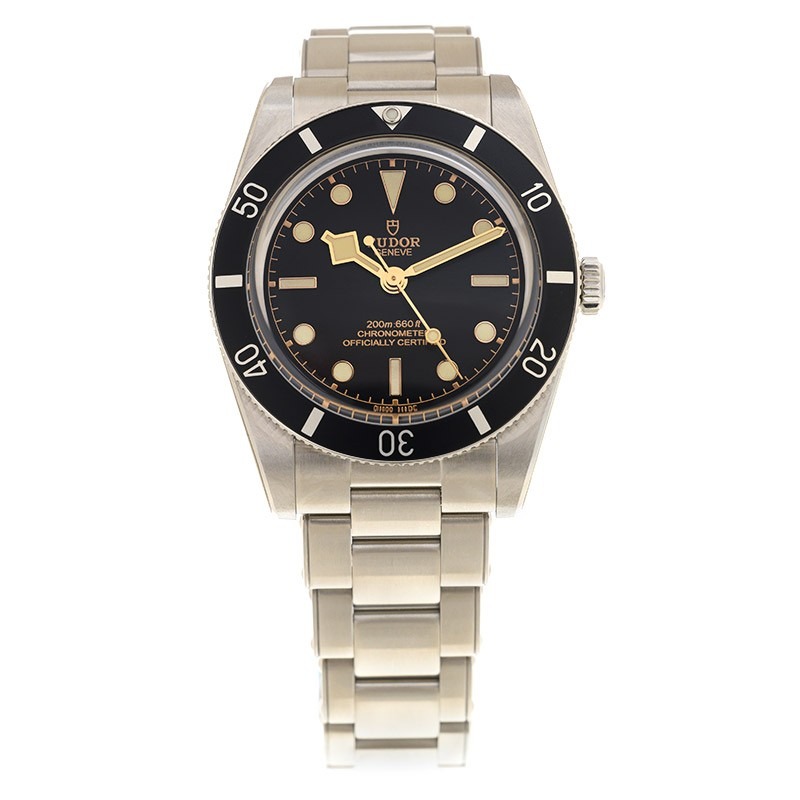 TUDOR Black Bay 54 37mm Black Dial & Bezel Automatic Bracelet Watch M79000N-0001