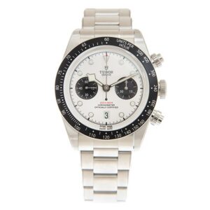 TUDOR Black Bay Chrono 41mm Opaline/Black Dial Men's Automatic Bracelet Watch M79360N-0002