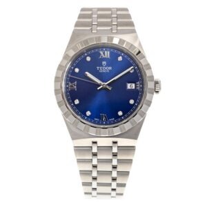 TUDOR Royal 38mm Blue Diamond Dial Automatic Bracelet Watch M28500-0006